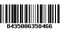 Código de Barras 8435006358466