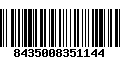 Código de Barras 8435008351144