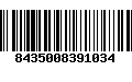 Código de Barras 8435008391034