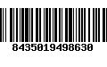 Código de Barras 8435019498630