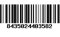 Código de Barras 8435024403582