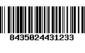 Código de Barras 8435024431233