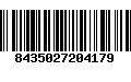 Código de Barras 8435027204179