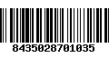 Código de Barras 8435028701035