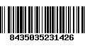 Código de Barras 8435035231426