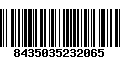 Código de Barras 8435035232065
