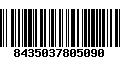 Código de Barras 8435037805090