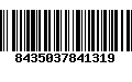 Código de Barras 8435037841319