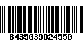 Código de Barras 8435039024550