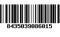 Código de Barras 8435039086015