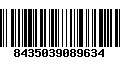 Código de Barras 8435039089634