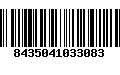 Código de Barras 8435041033083