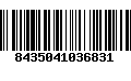 Código de Barras 8435041036831