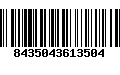 Código de Barras 8435043613504