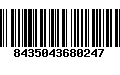 Código de Barras 8435043680247