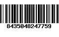 Código de Barras 8435048247759