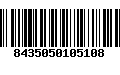 Código de Barras 8435050105108