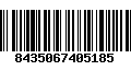 Código de Barras 8435067405185