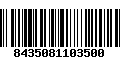 Código de Barras 8435081103500