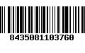 Código de Barras 8435081103760