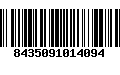 Código de Barras 8435091014094