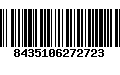 Código de Barras 8435106272723