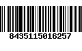 Código de Barras 8435115016257