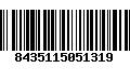 Código de Barras 8435115051319