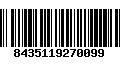 Código de Barras 8435119270099