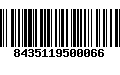 Código de Barras 8435119500066