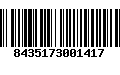 Código de Barras 8435173001417