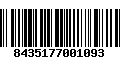 Código de Barras 8435177001093