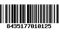 Código de Barras 8435177010125