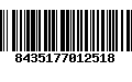 Código de Barras 8435177012518