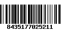 Código de Barras 8435177025211
