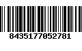 Código de Barras 8435177052781