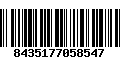 Código de Barras 8435177058547