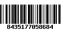 Código de Barras 8435177058684