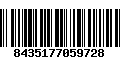Código de Barras 8435177059728