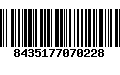 Código de Barras 8435177070228