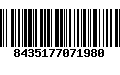 Código de Barras 8435177071980