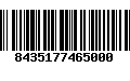 Código de Barras 8435177465000