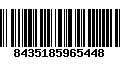 Código de Barras 8435185965448