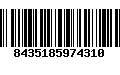 Código de Barras 8435185974310