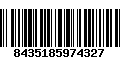 Código de Barras 8435185974327