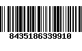 Código de Barras 8435186339910