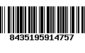 Código de Barras 8435195914757