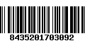 Código de Barras 8435201703092