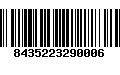 Código de Barras 8435223290006