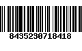 Código de Barras 8435230718418